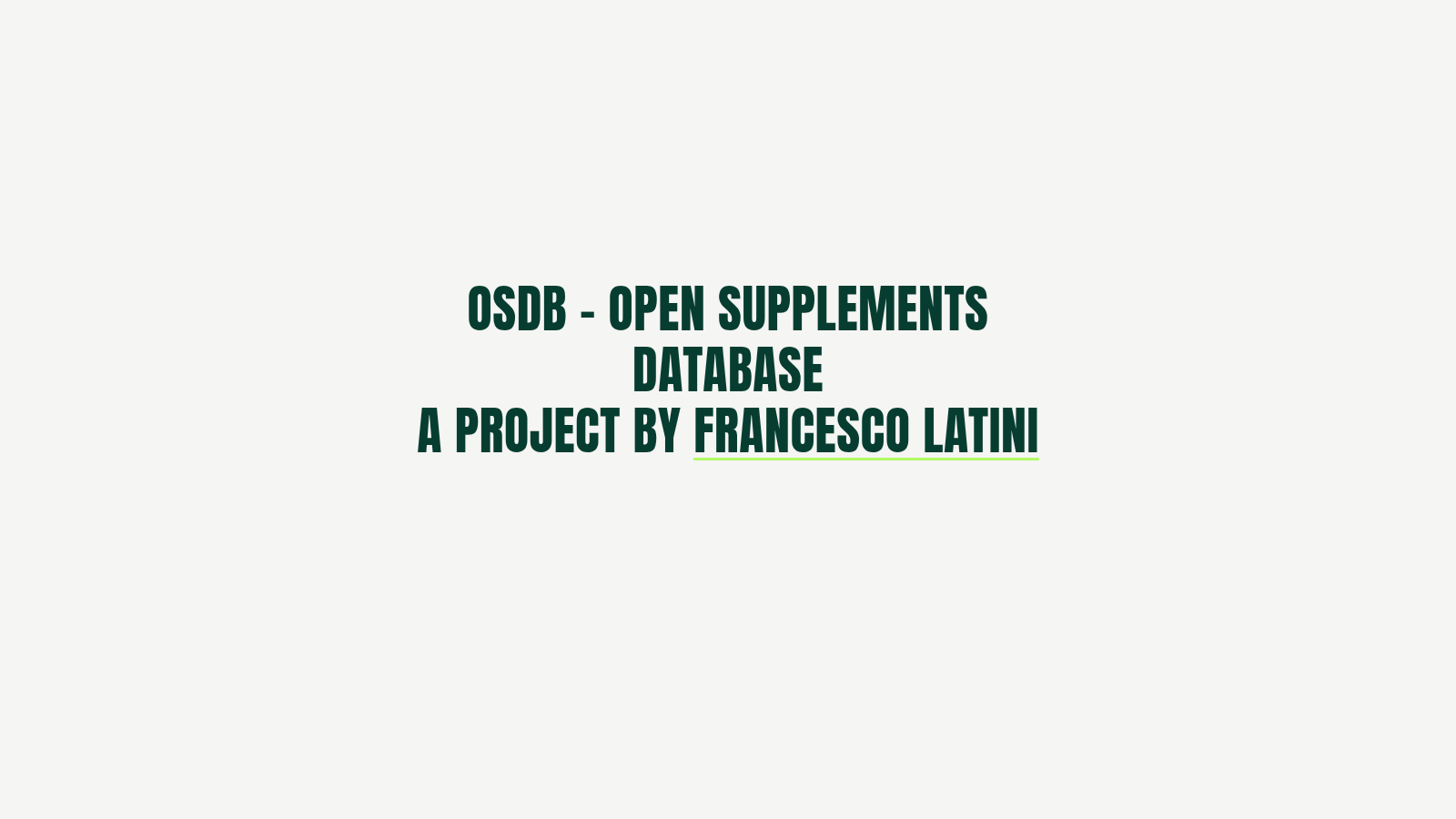 OSDb screenshot